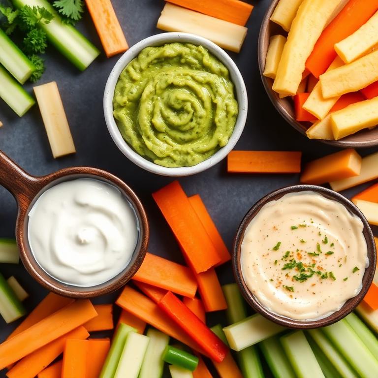 Salsas y dips keto